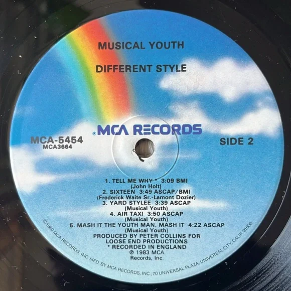 Musical Youth - “Different Style” Vinyl LP - Picture 5 of 5